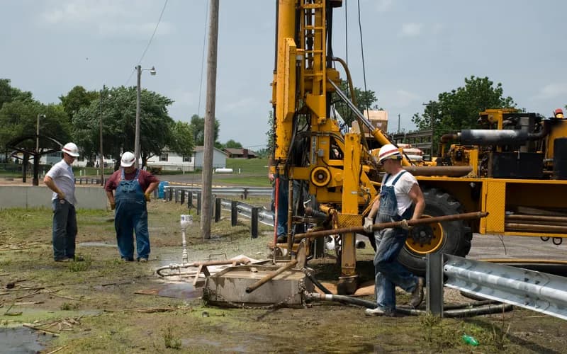 Water well drilling in Toledo